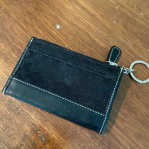 Coach Black Change Purse